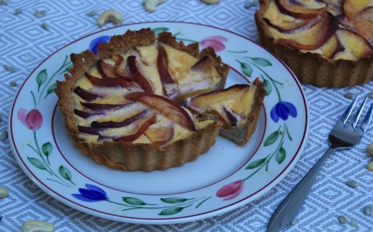 Broskyňové tartletky