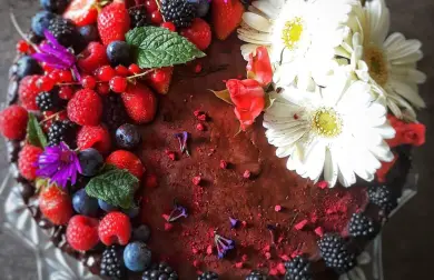 Narodeninová čokoládová torta LOW CARB