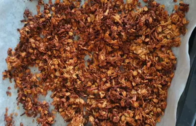 Granola sladená len jablkom