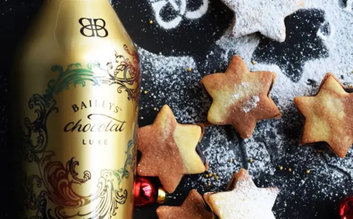 Mramorové linecké pečivo s Baileys krémom