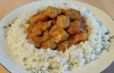 Kuracie curry s karfiolovou "ryžou" - LC