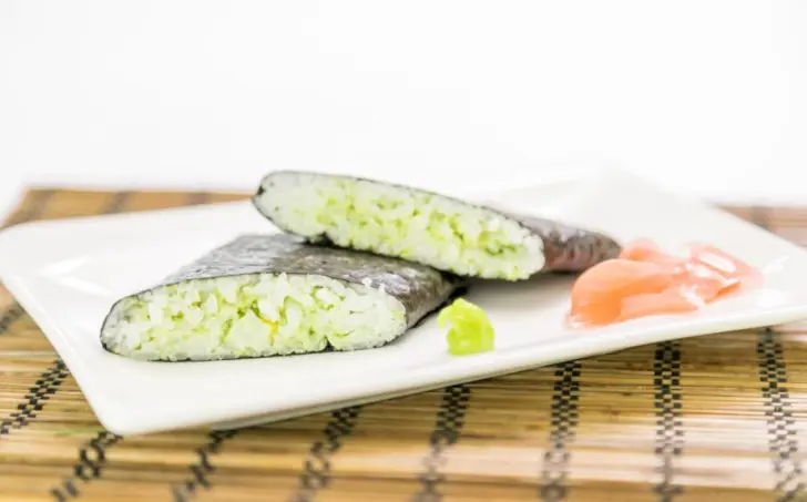 Japonské taštičky s mangovým pestom