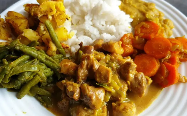 Kuracie curry Srí Lanka