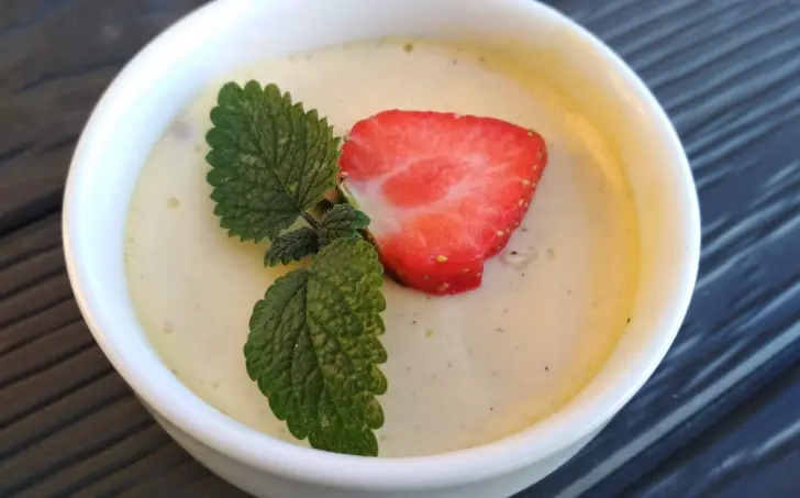 Vanilkový puding z vaječných žĺtkov - nízkosacharidový
