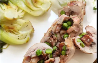 Kuřecí rolky s Pak Choi