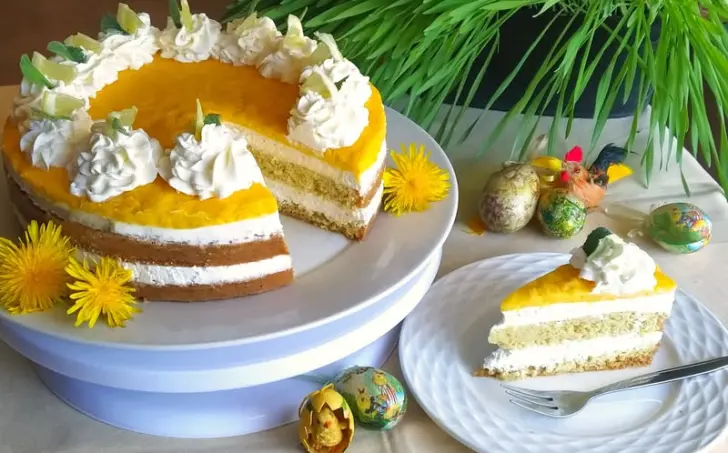 Torta s lemon curdom - LC