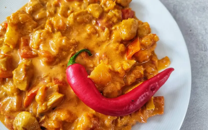 Rýchle kuracie curry Madras