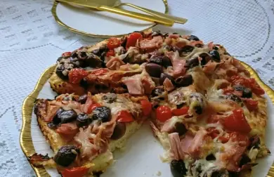 Květákový koláč á la pizza