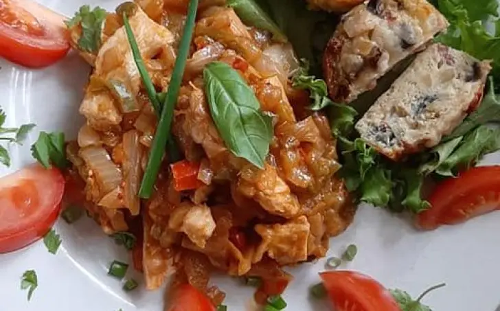 Fajitas s kuracím mäsom a vaječné muffiny