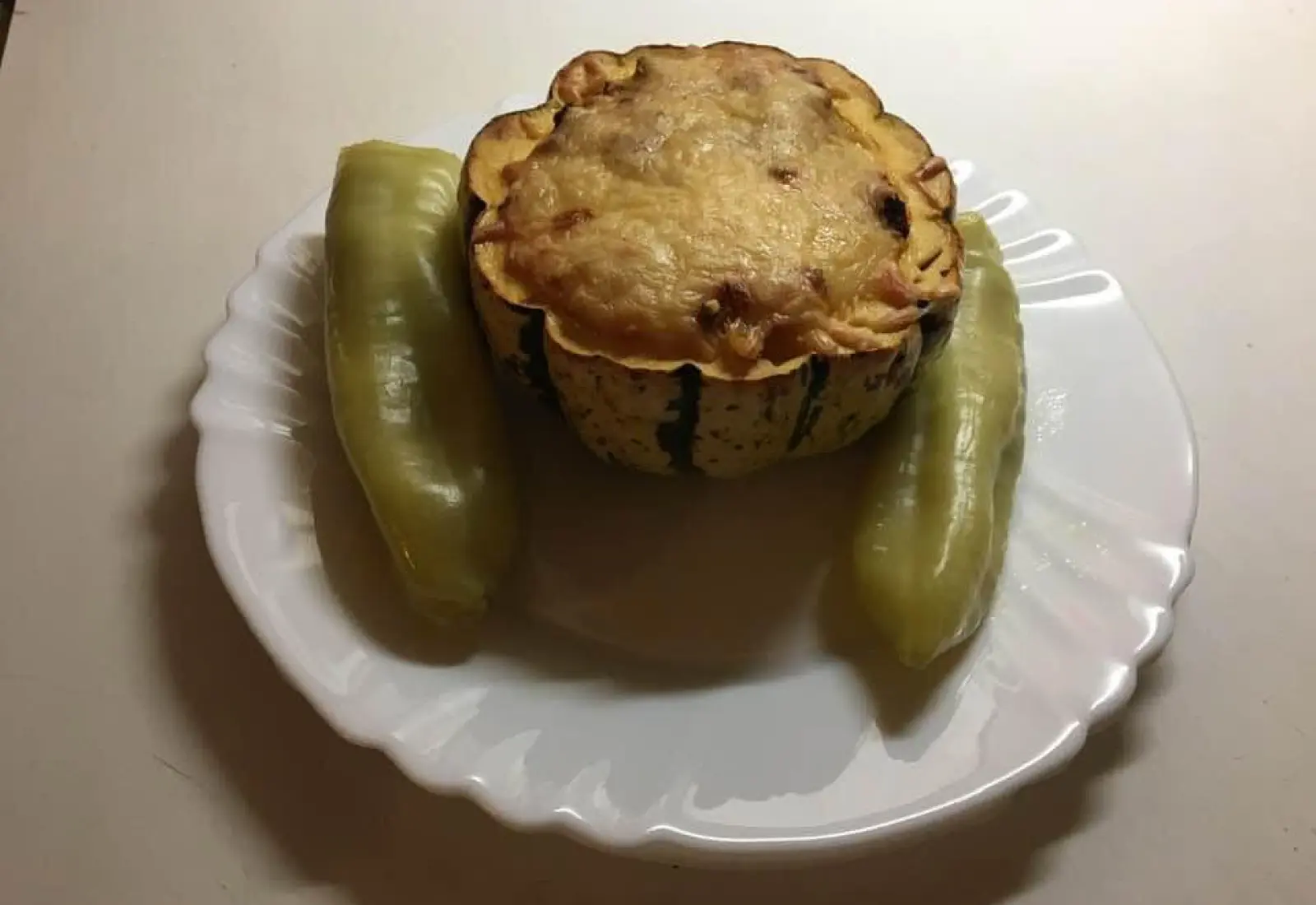 Sweet dumpling - dýně plněná masovou směsí - LC
