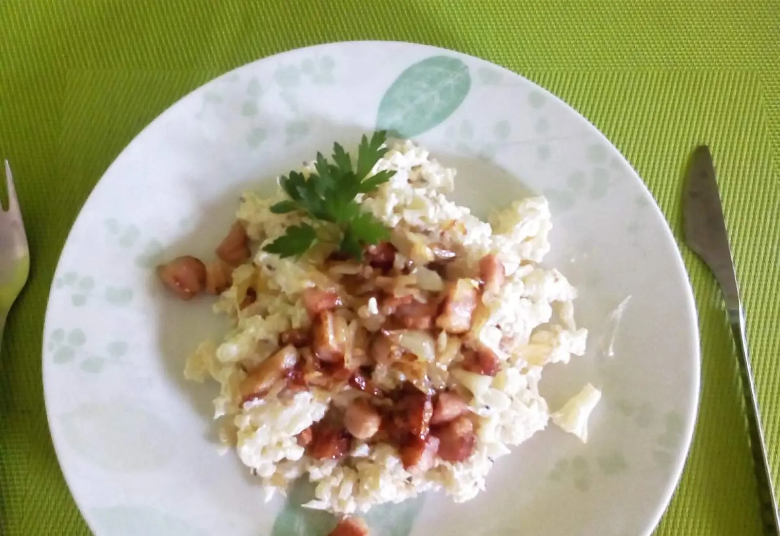 Květákové halušky - květušky (low carb)