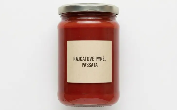 Rajčatové pyré, passata