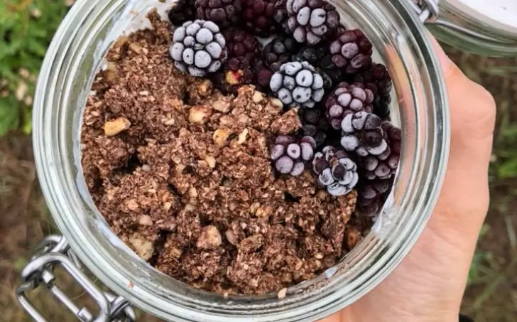 Domáce čokoládové müsli - nízkosacharidové