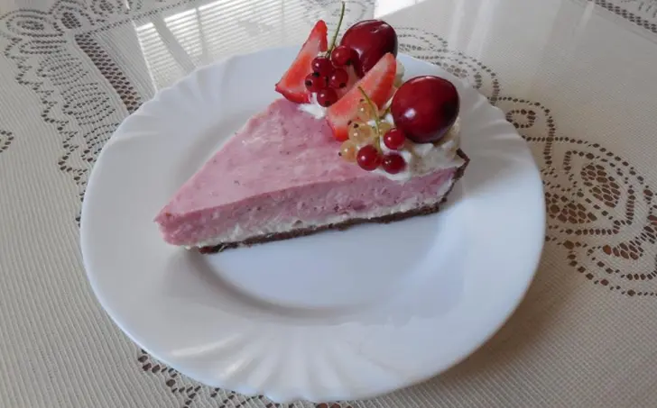 Nepečená tvarohová torta