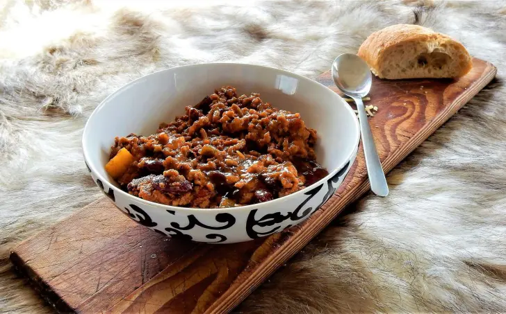1. Blok - chilli con carne (80 g sacharidov)
