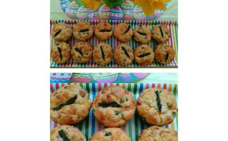 Slané chřestove muffiny