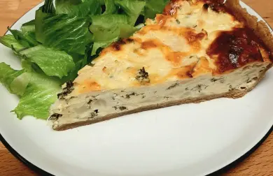 Karfiolový koláč so syrom