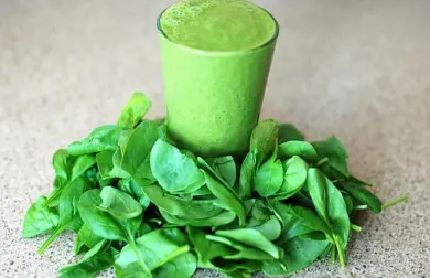 Špenátové smoothie s mrkvou