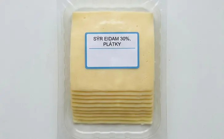 Sýr eidam 30%, plátky