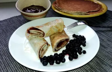 Bezlepkové makové palacinky