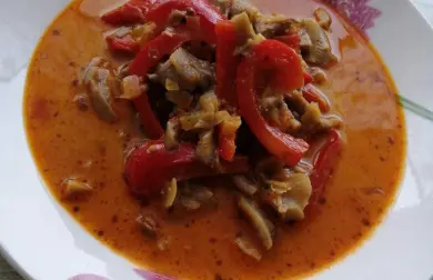 Guláš z hlívy ústřičné