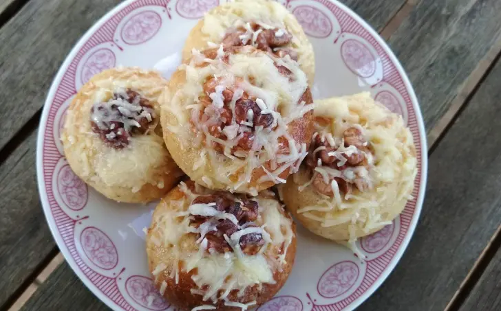 Slané makové koláče, nízkosacharidové