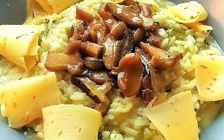 Rizoto s hríbmi