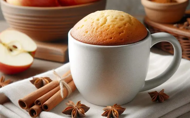 Jablíčkový mugcake