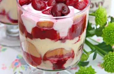 VALENTÍNSKY VIŠŇOVÝ TRIFLE (od 1 roku)