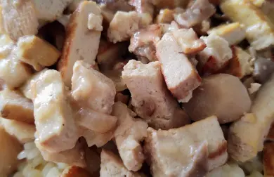 Tofu s hlívou