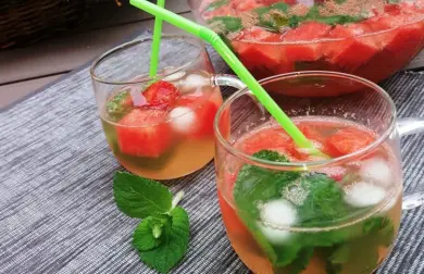 Melounové nealko mojito
