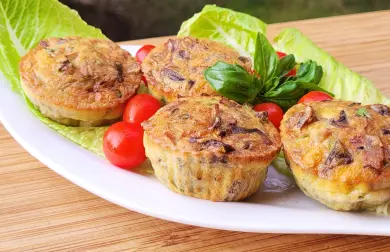 Žampionové muffiny - LC