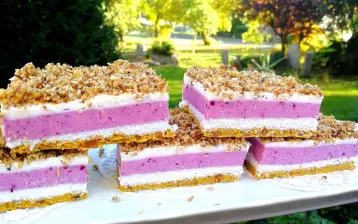 Low carb řezy se třemi vrstvami