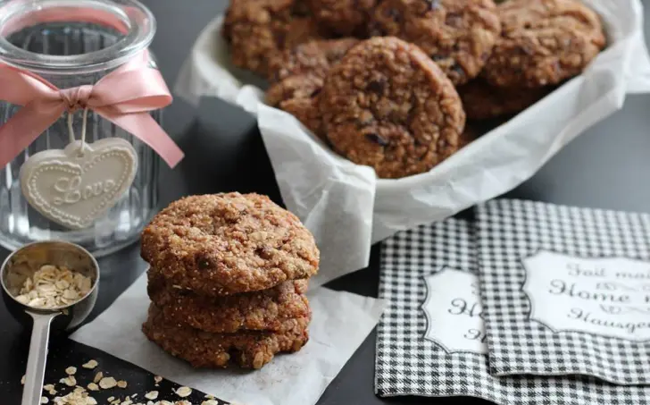 Bezlaktózové kokosovo-ovesné cookies