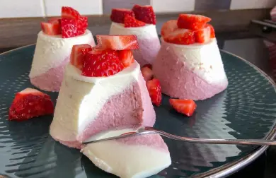 Dvojfarebná panna cotta - LC