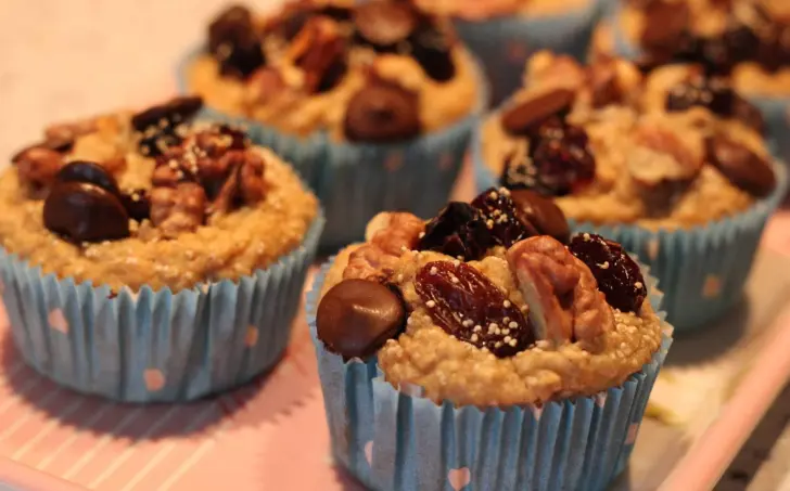 Banánovo-ovesné muffiny bez cukru