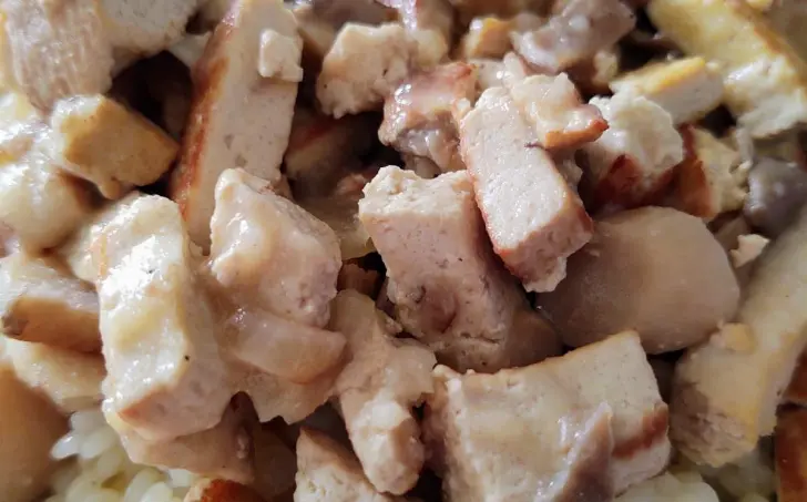 Tofu s hlívou