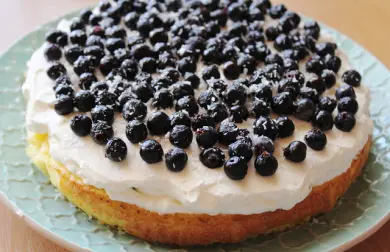 Cukfree dortík s mascarpone - šlehačkovým krémem a kokosovým korpusem