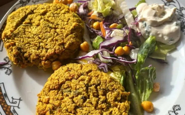 Placatý falafel