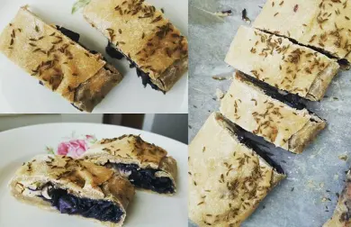 Kapustový závin s tofu