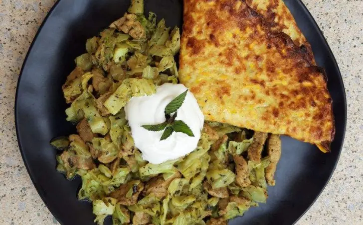 Bravčový gyros s mätou, škoricou & LC cuketová tortilla