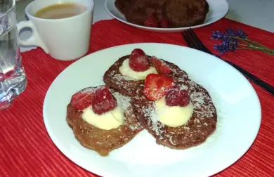 Kakaovo-kokosové palacinky bez múky
