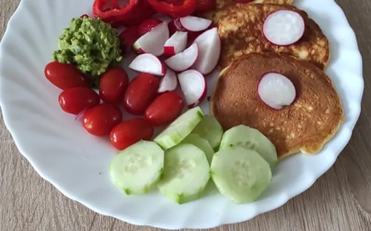 Syrové lievance s avokádovou nátierkou LC