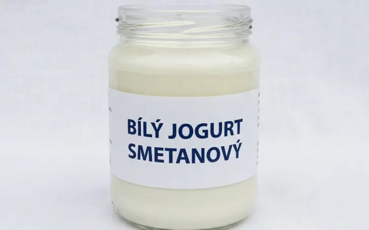 Bílý jogurt smetanový