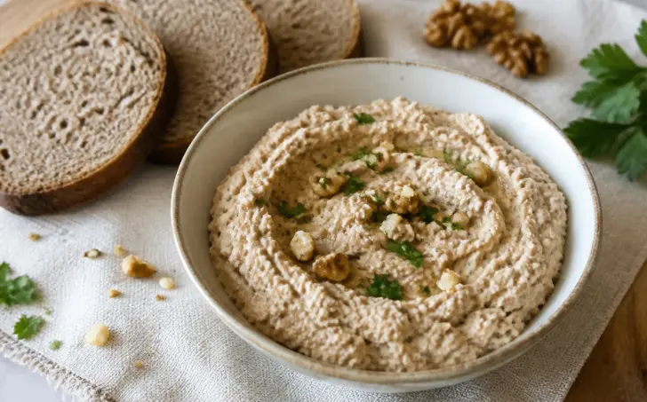 Nátierka z vlašských orechov a tofu (vegan) - LC