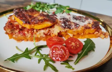 Zapečená dýně ("ala lasagne bolognese")